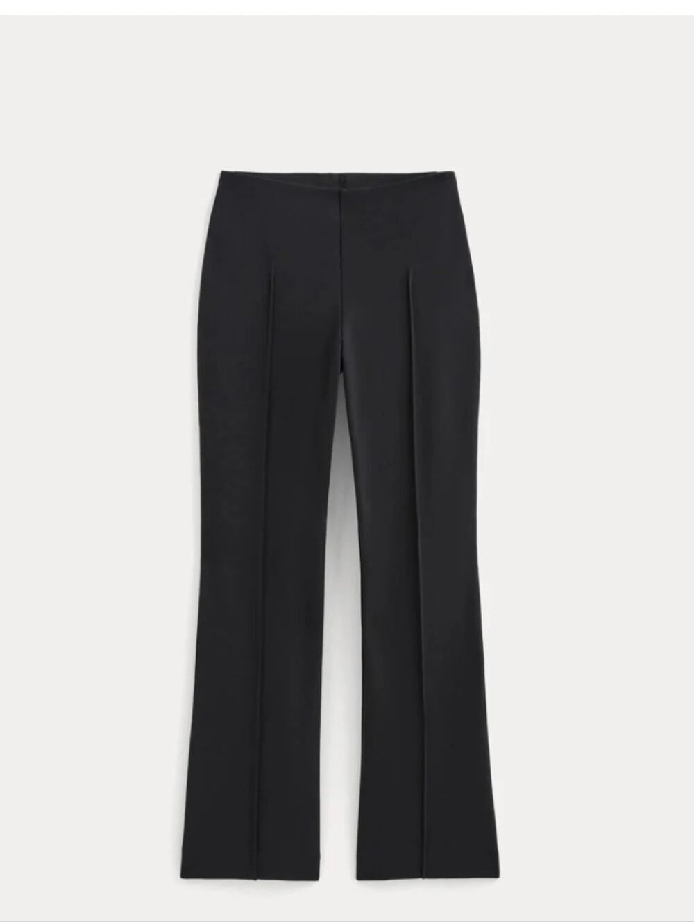 Everlane Black The Dream Kick Flare Pant NWT Pintuck Crop Tailored Trouser Small
